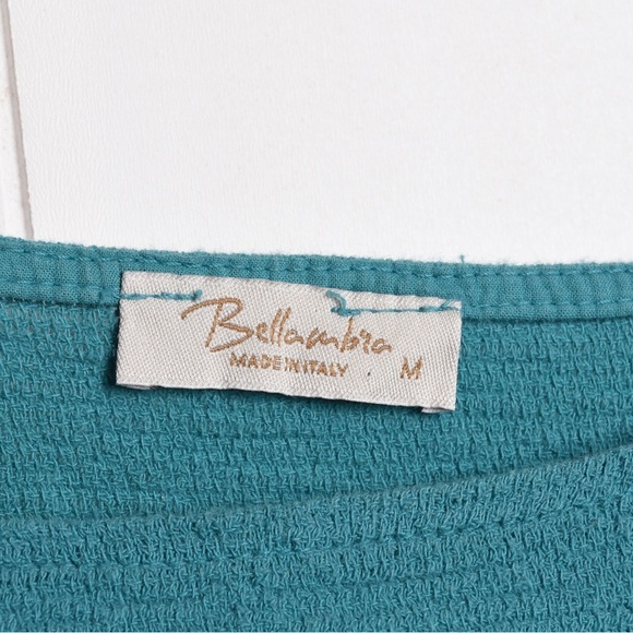 Bella Umbra Women’s 100% linen short sleeve top, size M, made in Italy - Picture 2 of 9